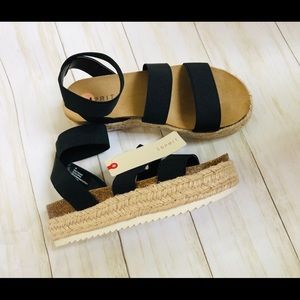 Espadrille  sandals 🖤🌺